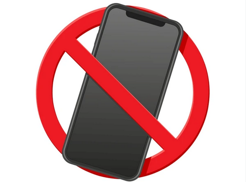 A Phone with the red "Do Not" cricle and line through it